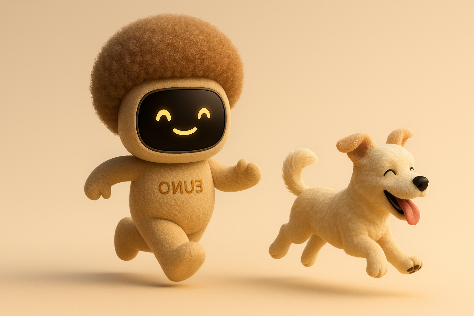 Logo Euno court avec un chien